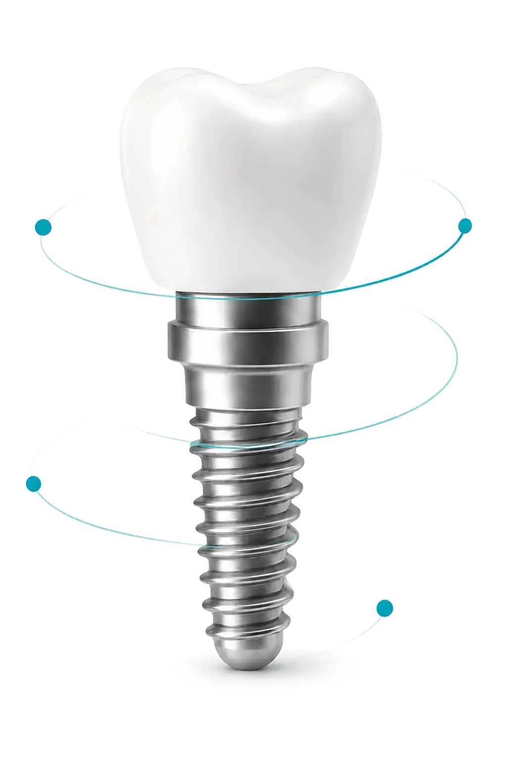 Implant zębowy z koroną